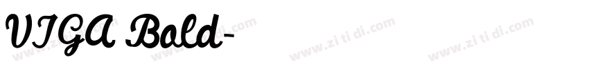 VIGA Bold字体转换